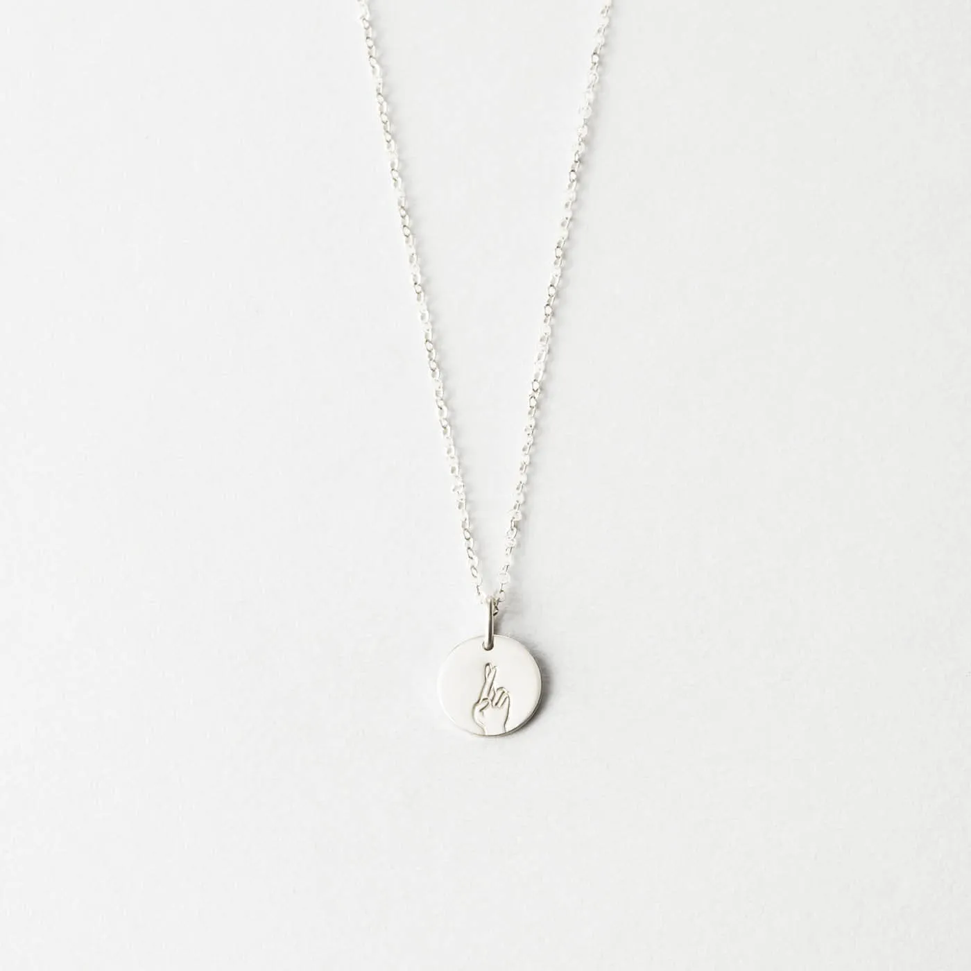 Fingers Crossed Necklace