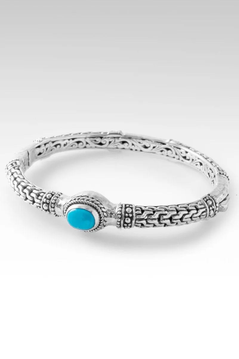 Forge Ahead Bangle? in Sleeping Beauty Turquoise