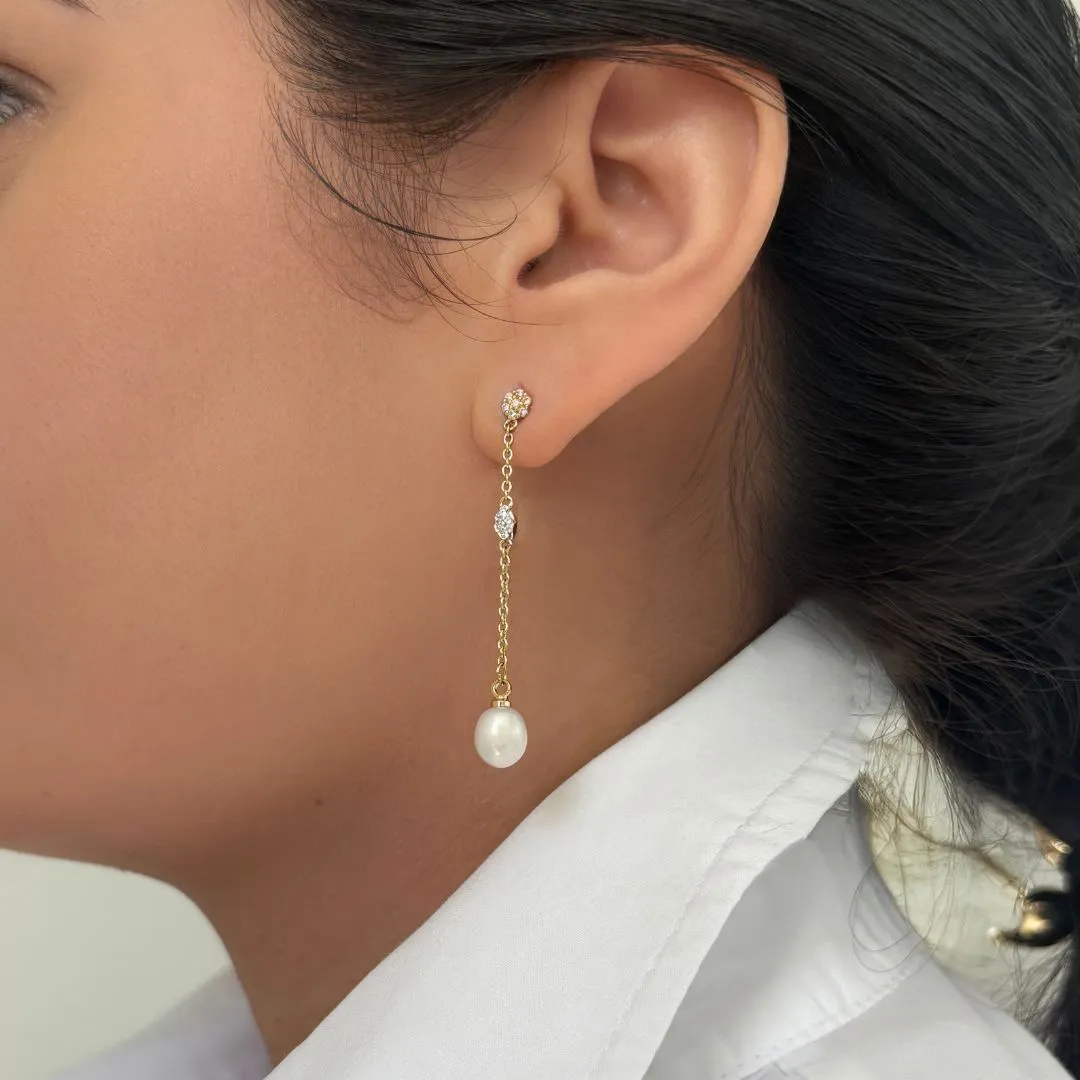 Freshwater Pearl Drop Earrings