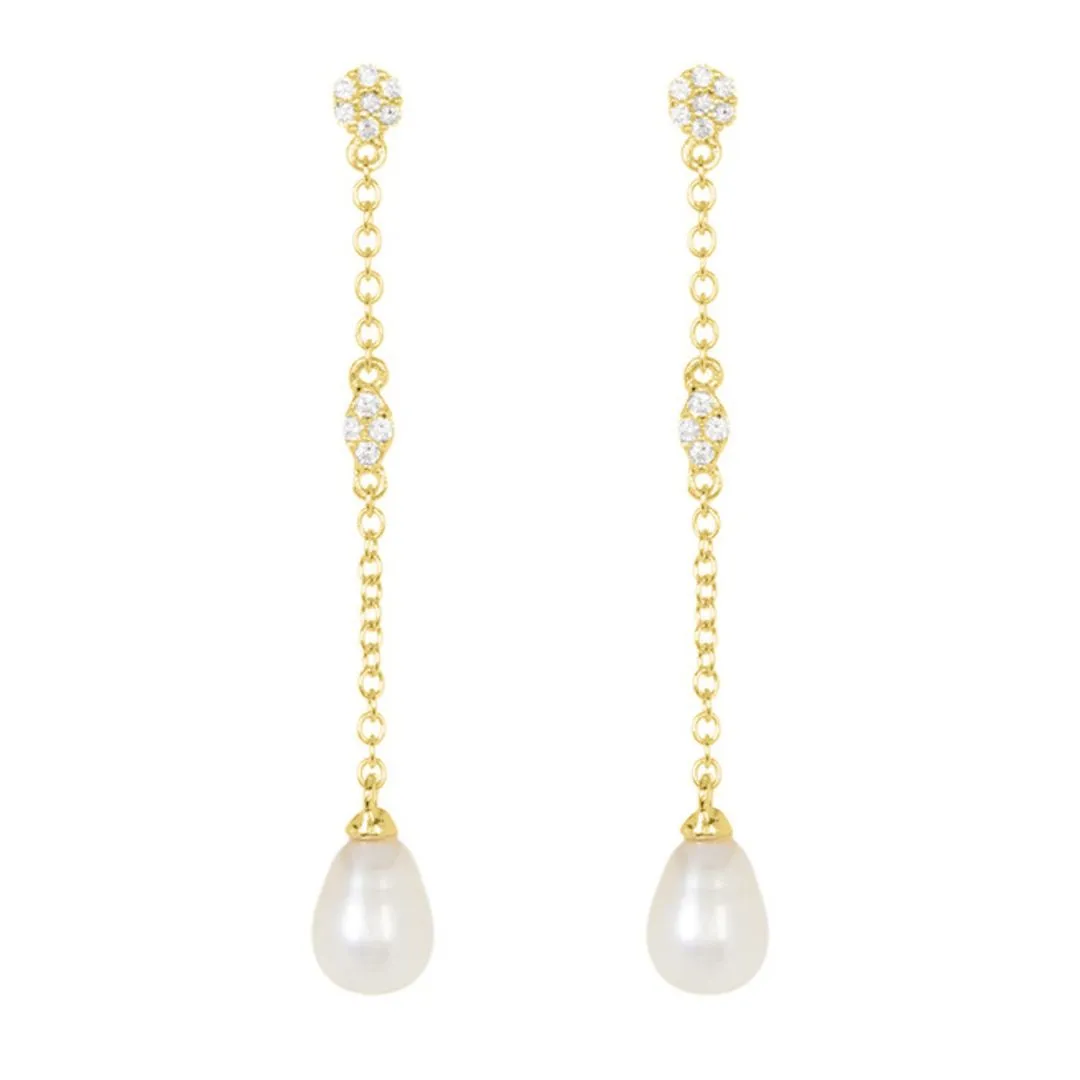 Freshwater Pearl Drop Earrings