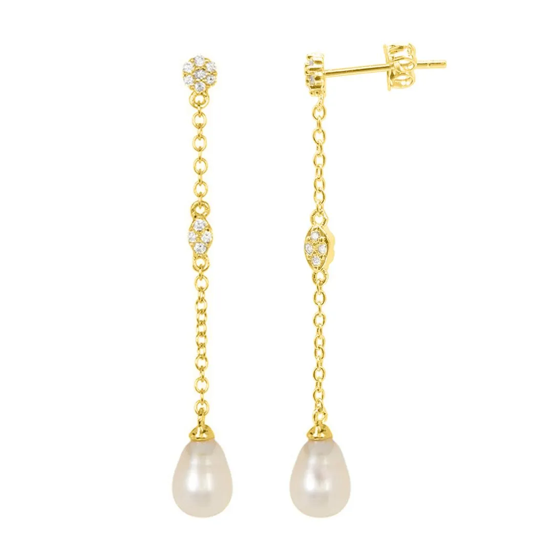 Freshwater Pearl Drop Earrings