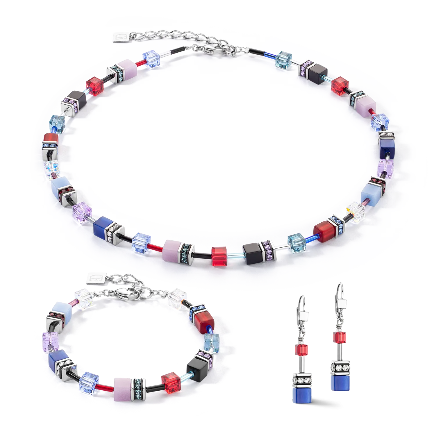 GeoCUBE? Iconic bracelet silver-royal