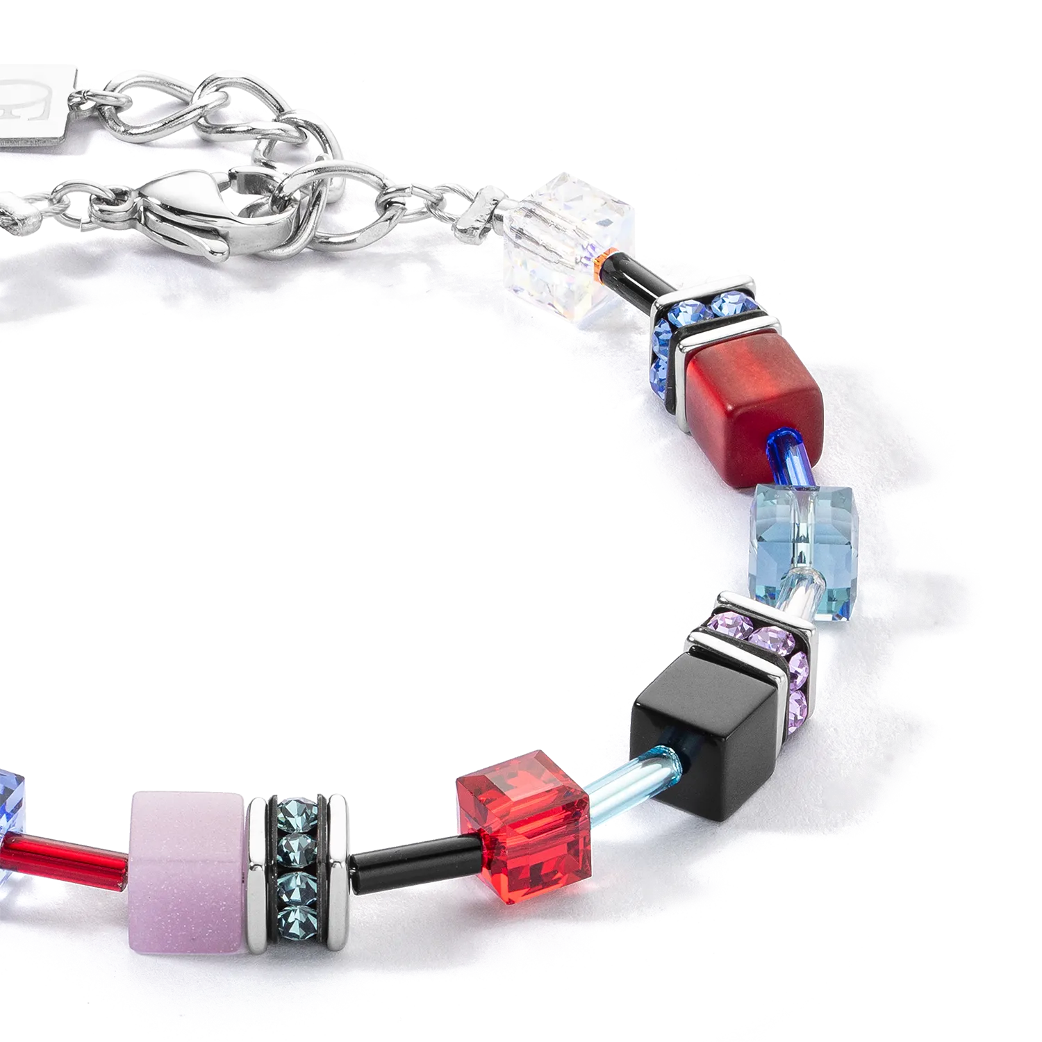 GeoCUBE? Iconic bracelet silver-royal