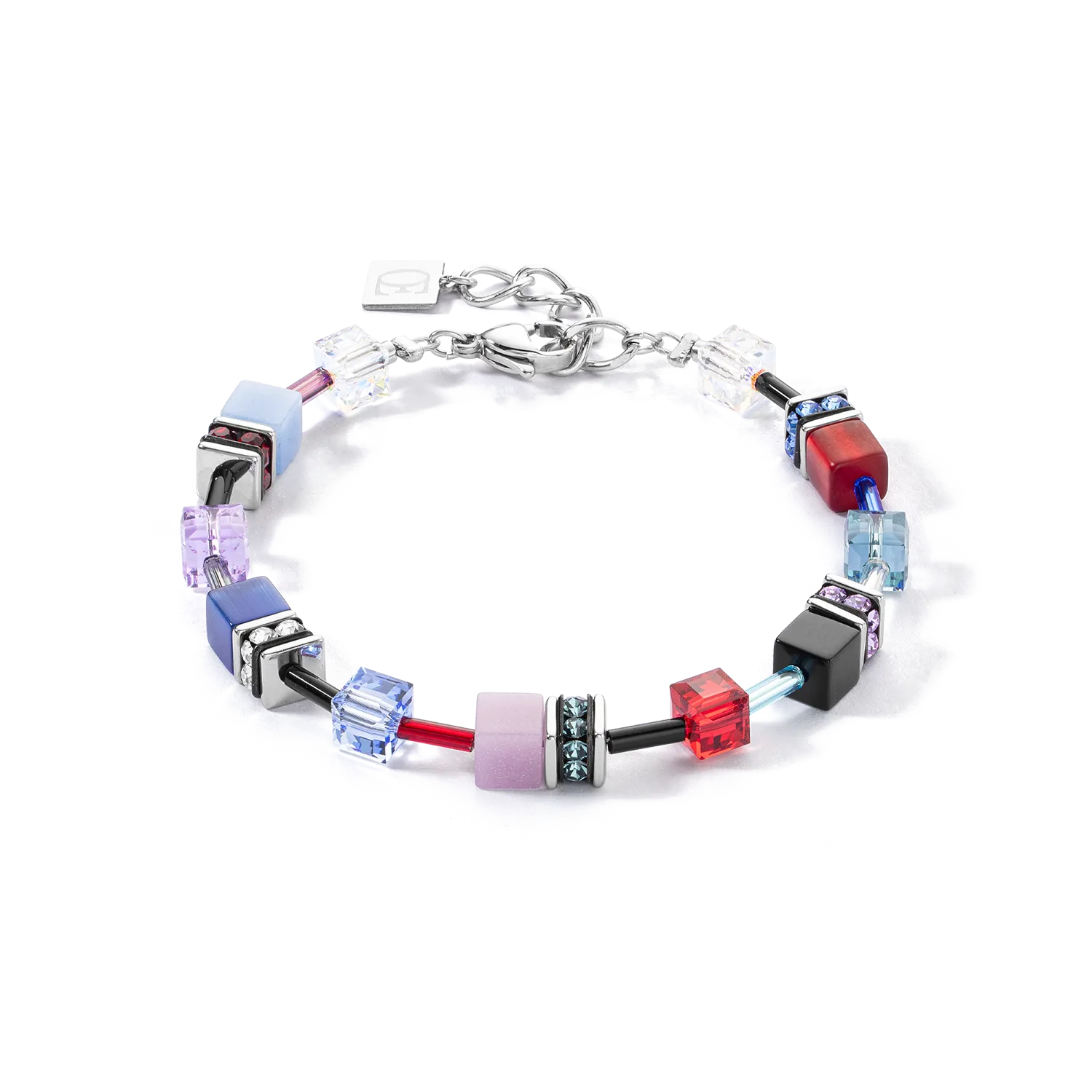 GeoCUBE? Iconic bracelet silver-royal
