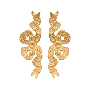 Gold Lisanne Bow Earrings