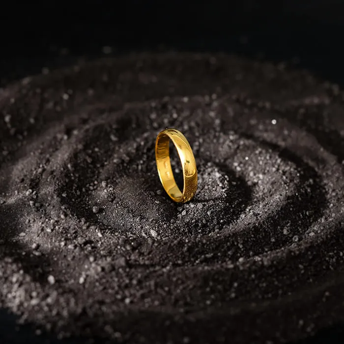 Golden Classic Band For Him