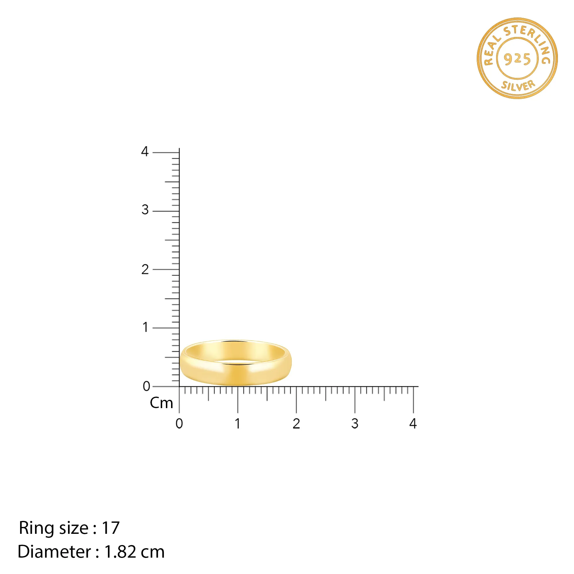 Golden Classic Band For Him