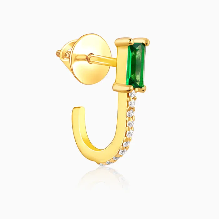 Golden Joyous J-Studs