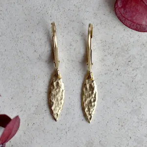 Golden Leaf Earrings