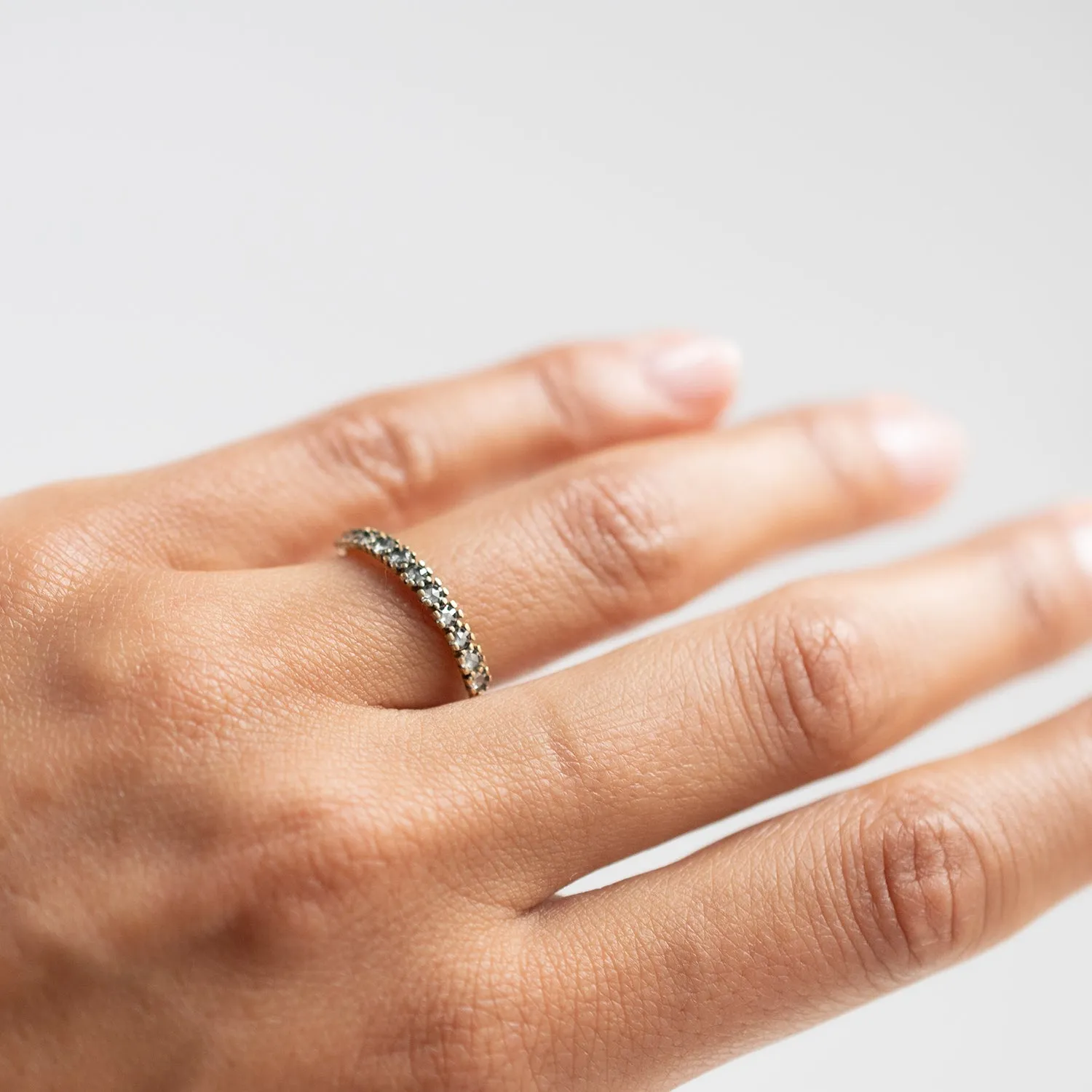Half Eternity Antiquey Diamond Ring
