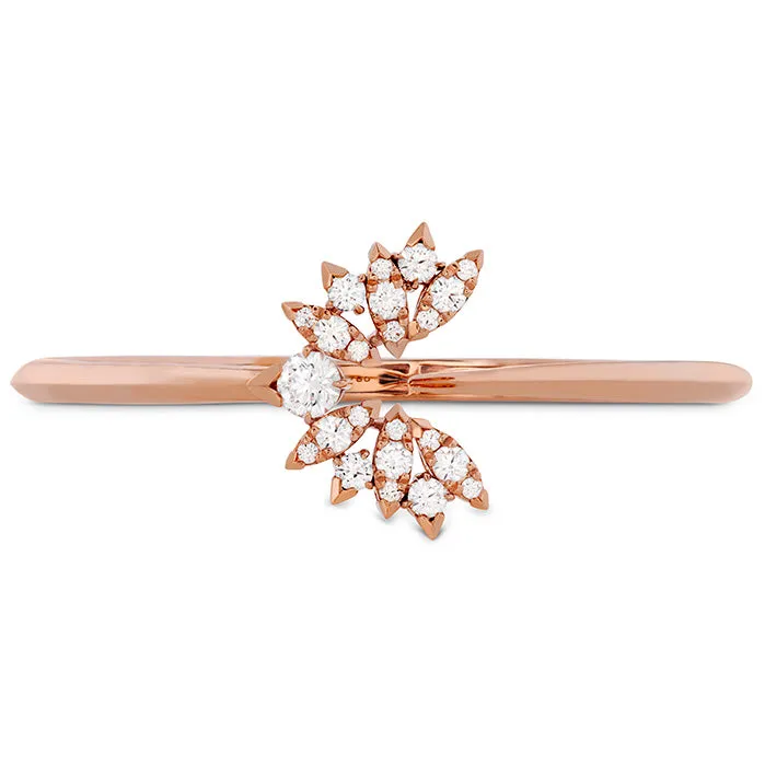 Hearts On Fire White Kites Bird Large Diamond Bangle