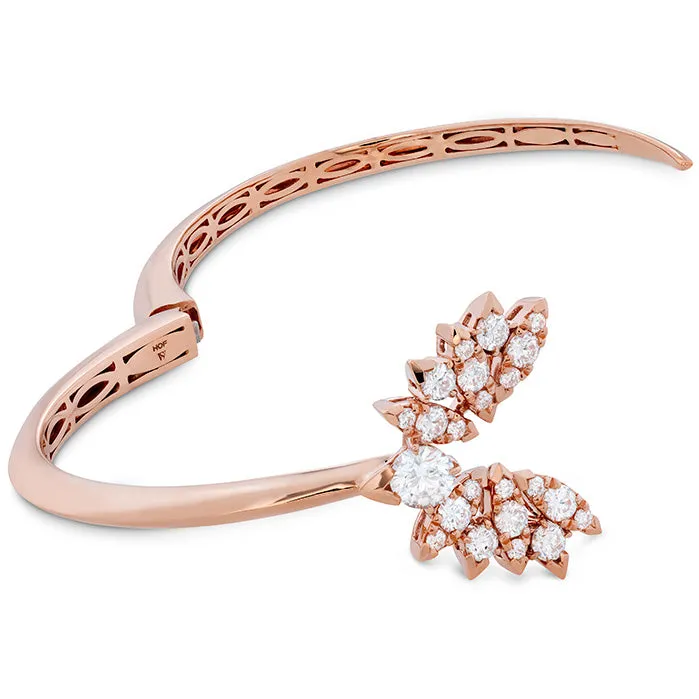 Hearts On Fire White Kites Bird Large Diamond Bangle