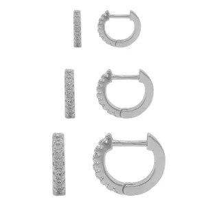 Huggie Hoop Earring Set