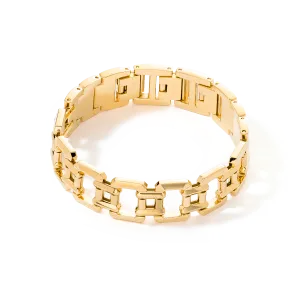 Jewellery bracelet stainless steel gold