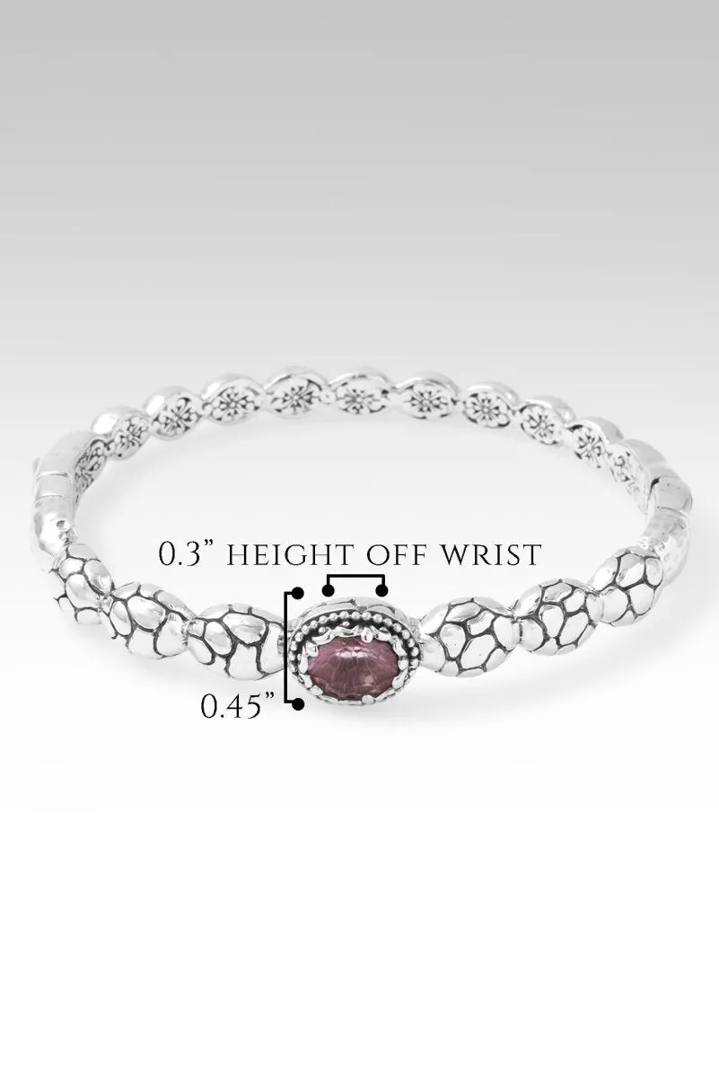 Keep Dreaming Bangle? in Pink Cashmere? Mystic Quartz