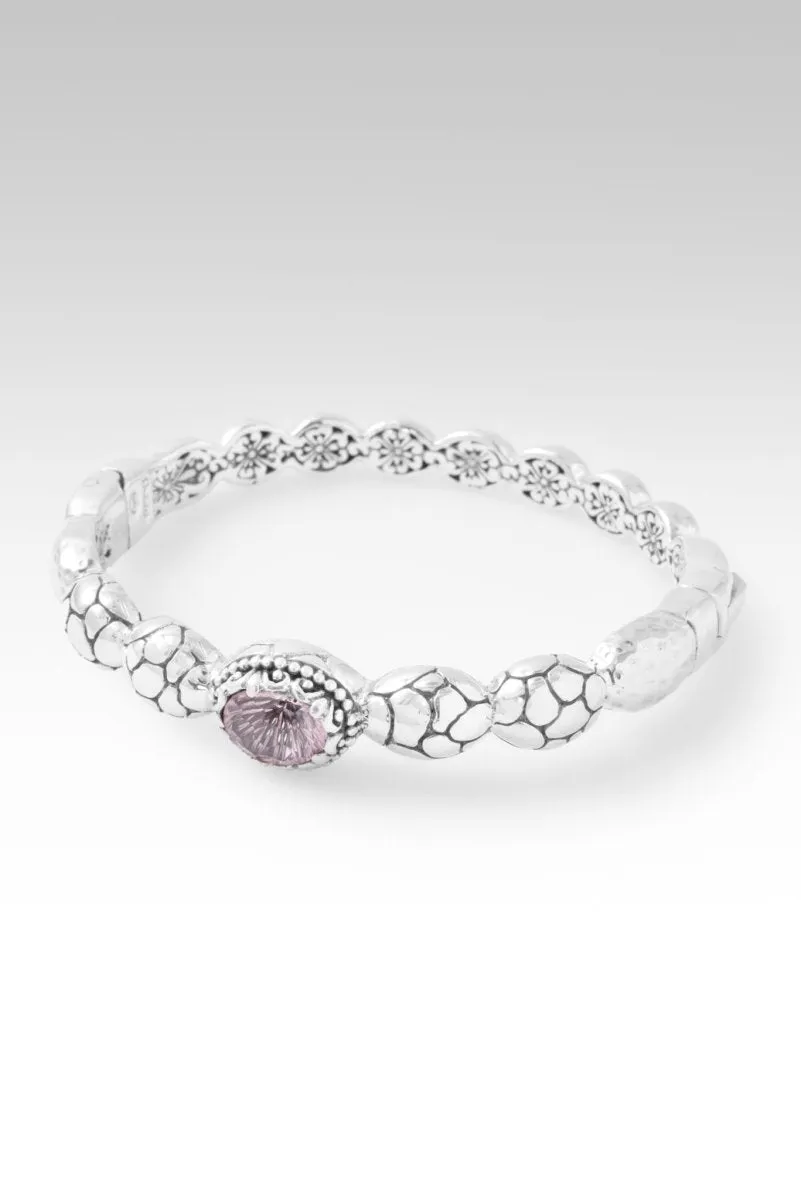Keep Dreaming Bangle? in Pink Cashmere? Mystic Quartz