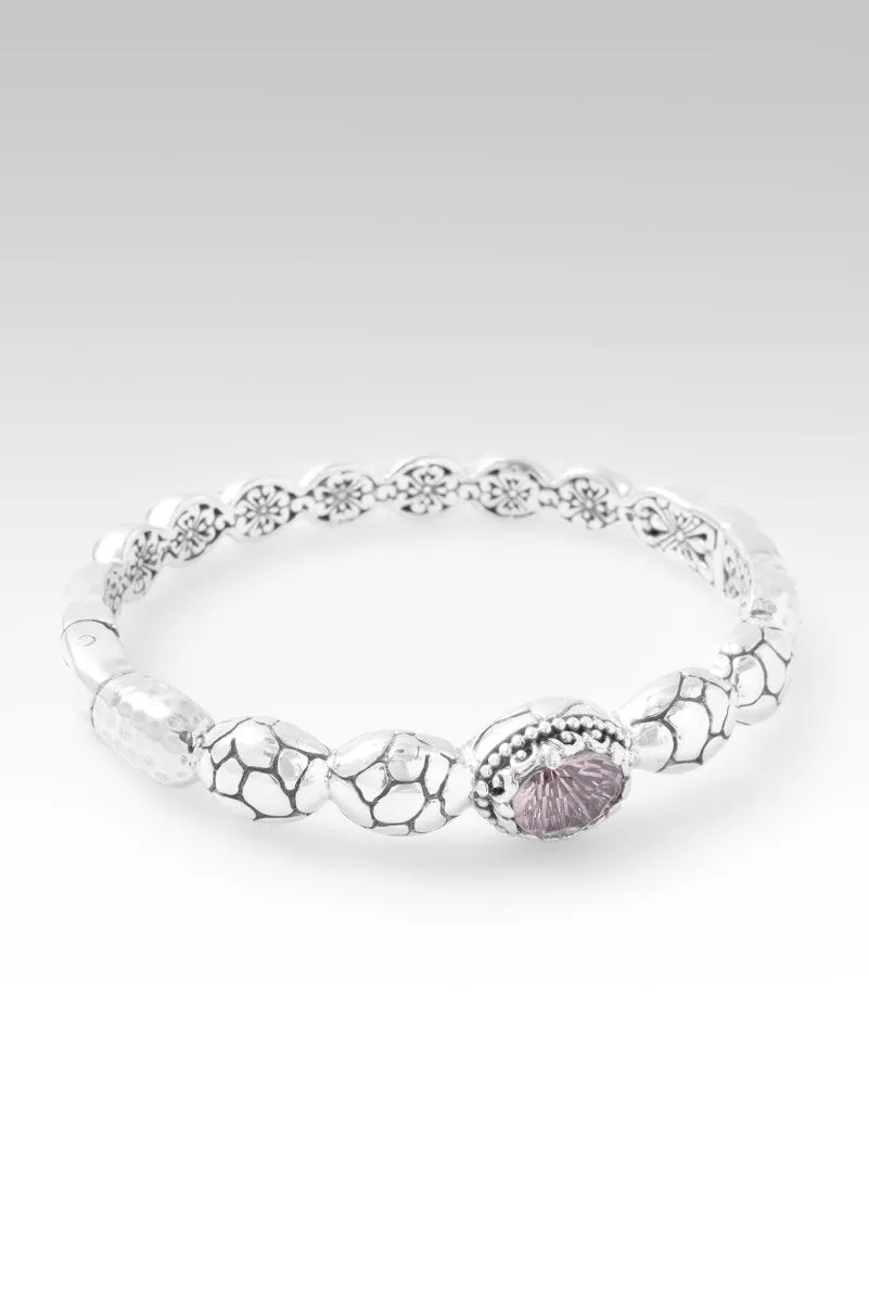 Keep Dreaming Bangle? in Pink Cashmere? Mystic Quartz