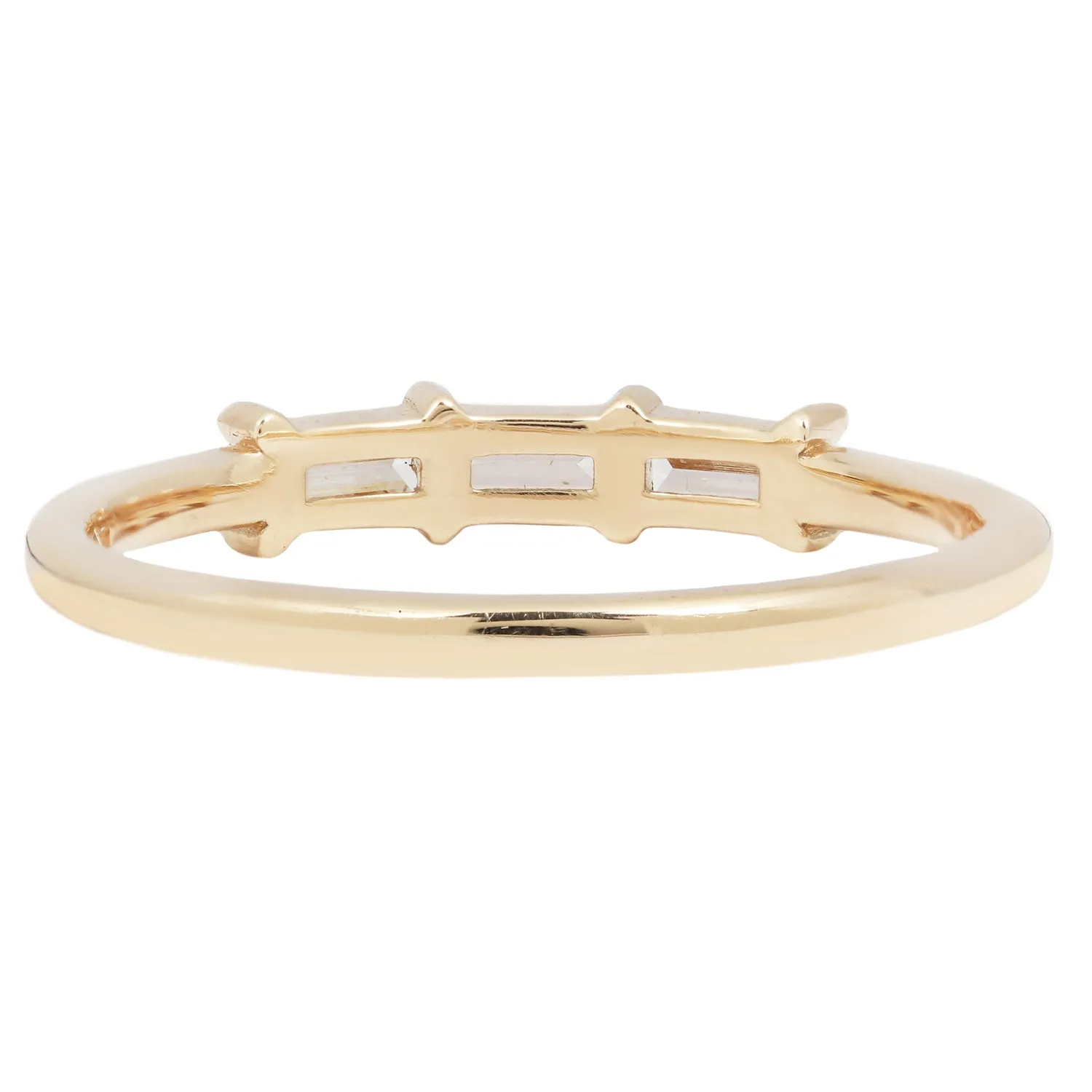 Linear Triple Baguette Ring