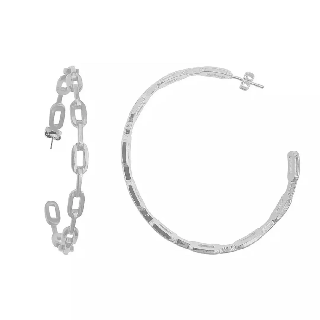 Link Hoop Earrings