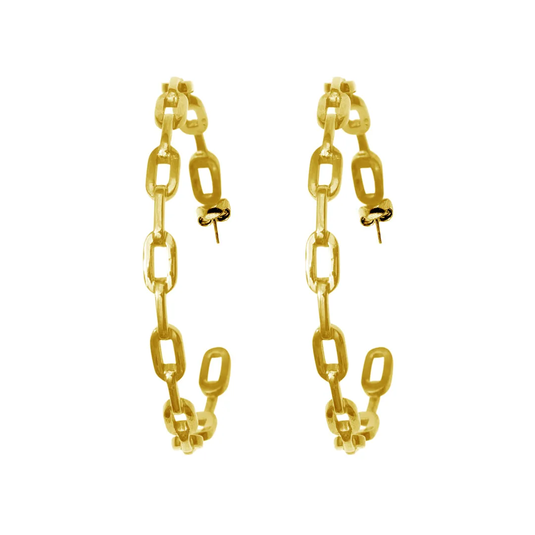 Link Hoop Earrings