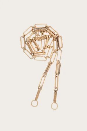 Meander Chain - 16", Yellow Gold