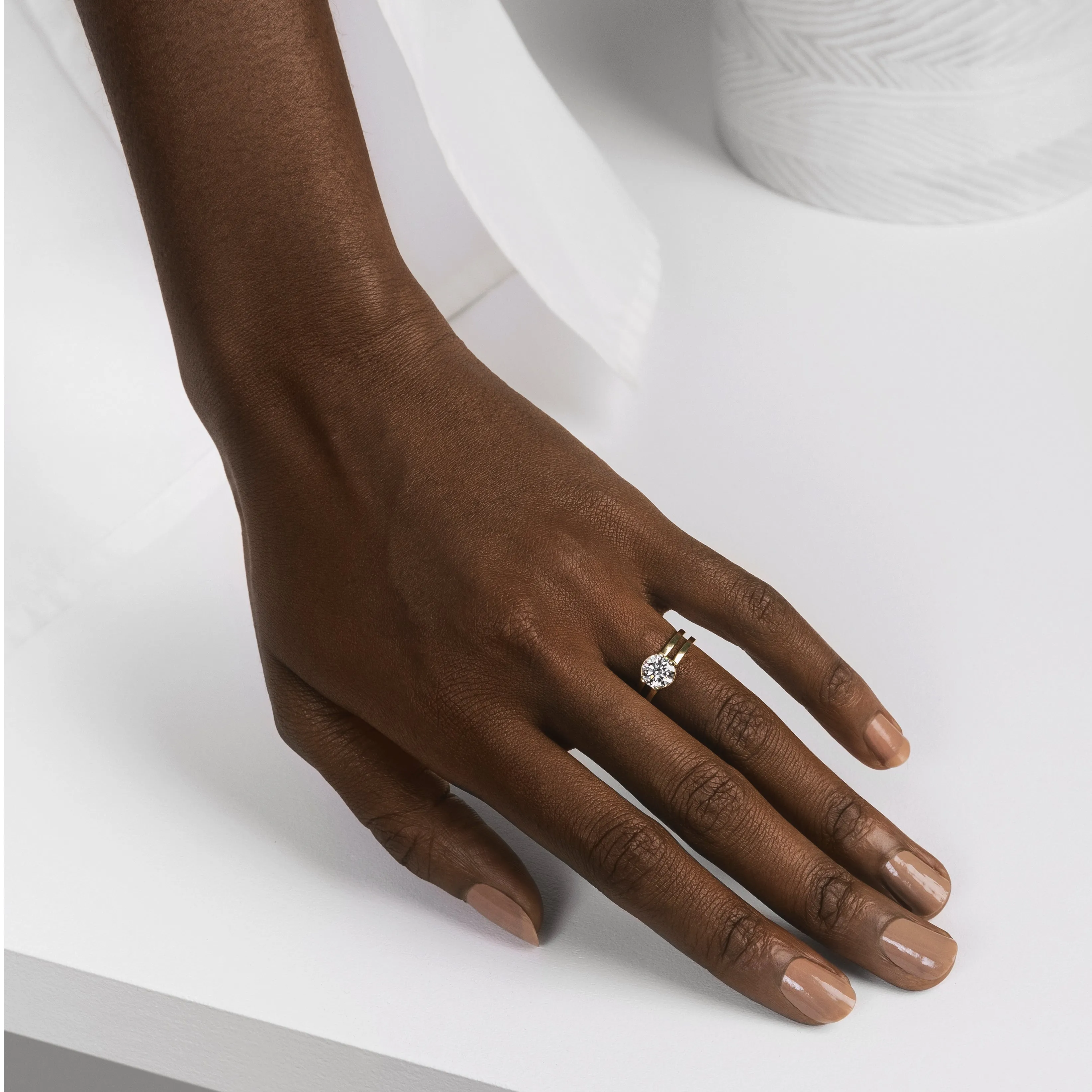 Mes Ring with 1.09ct Lab-grown Diamond in Gold