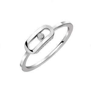 Messika Move Uno 18ct White Gold Diamond Ring