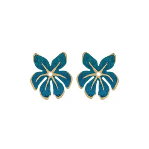 Mini Teal Tahiti Earrings