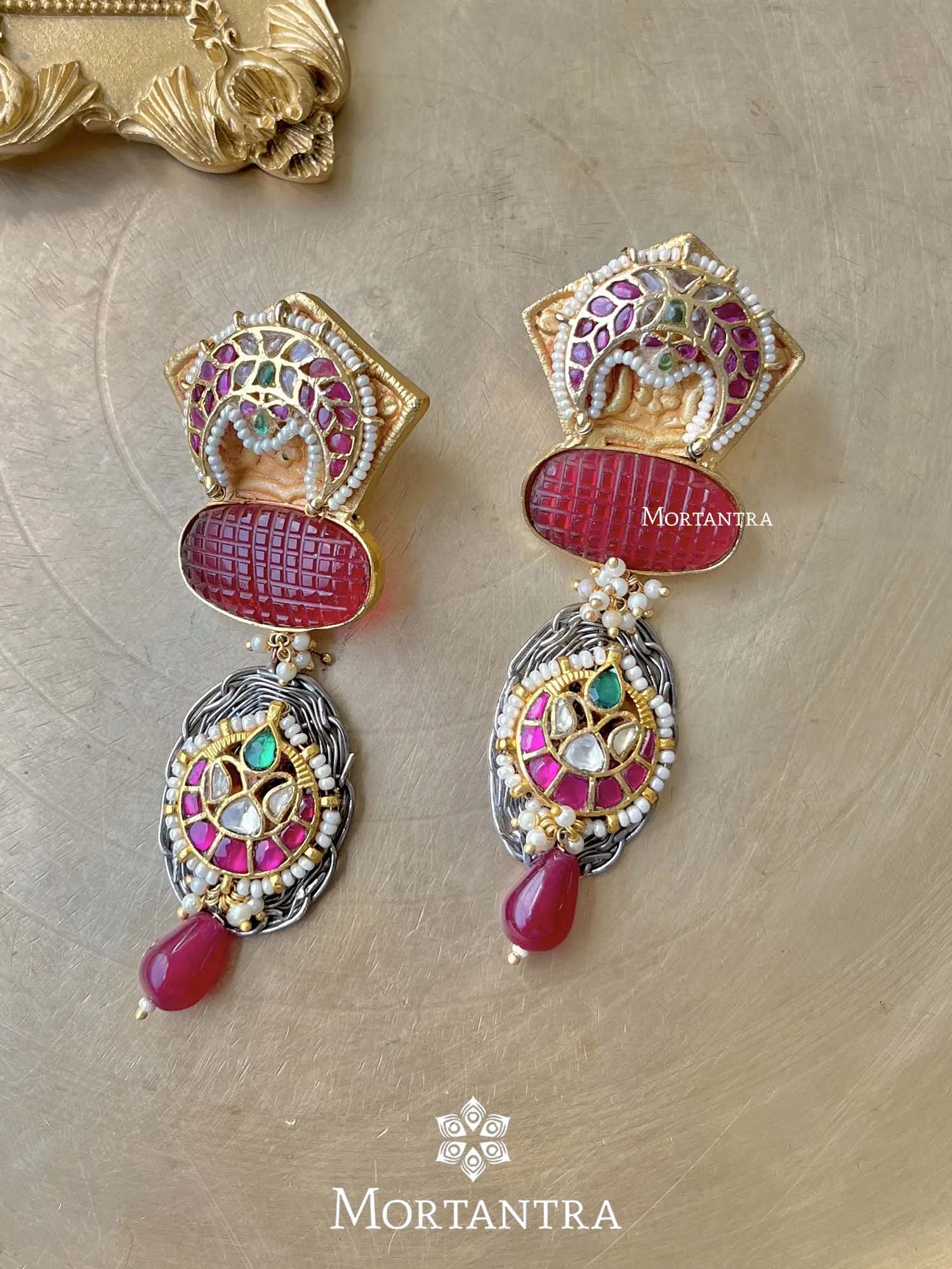 Multicolor Mishr Earrings - MR-E66M