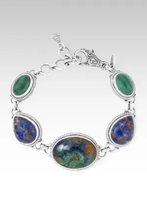 My Peace Bracelet? in Azurite Malachite, Lapis & Malachite