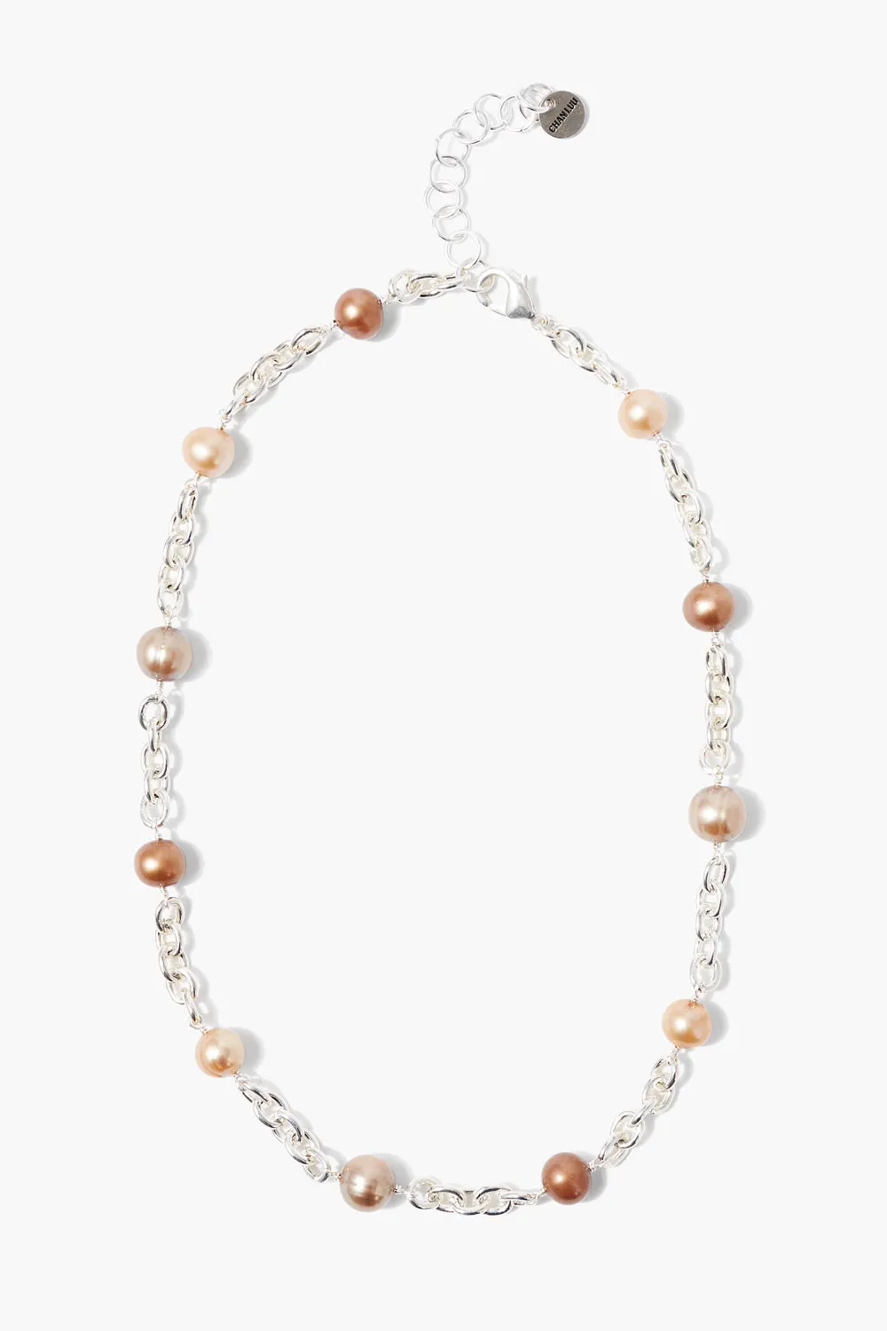 Nautica Chain Necklace Champagne Mix