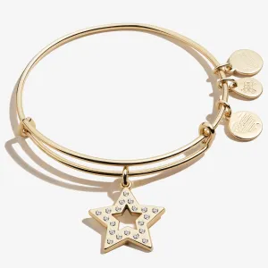 Pav?? Star Charm Bangle