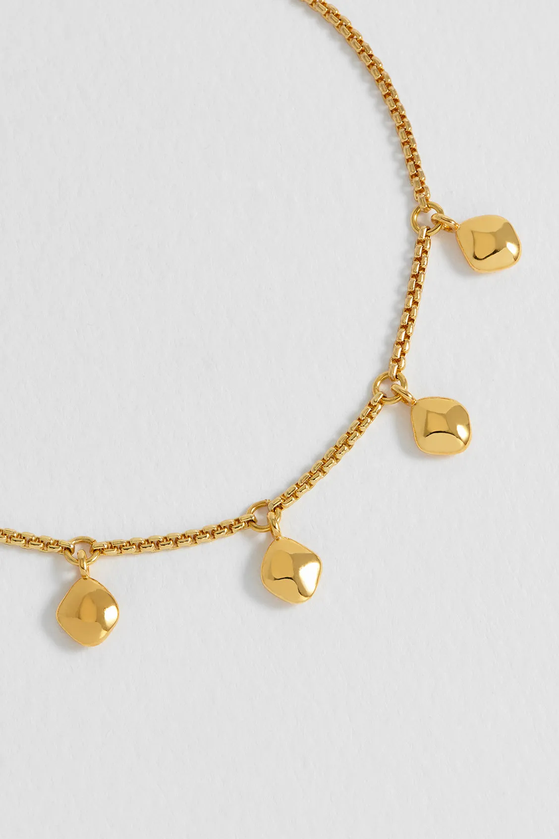 Pebble Double Chain Bracelet
