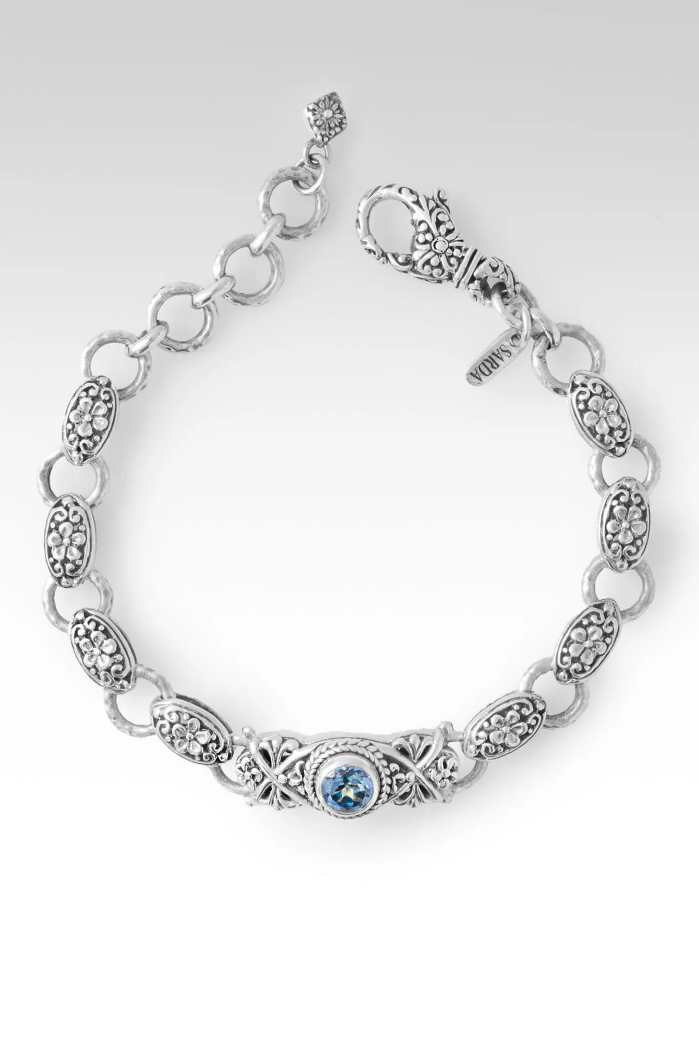 Petal Promise Bracelet? in Rio Aqua? Mystic Topaz