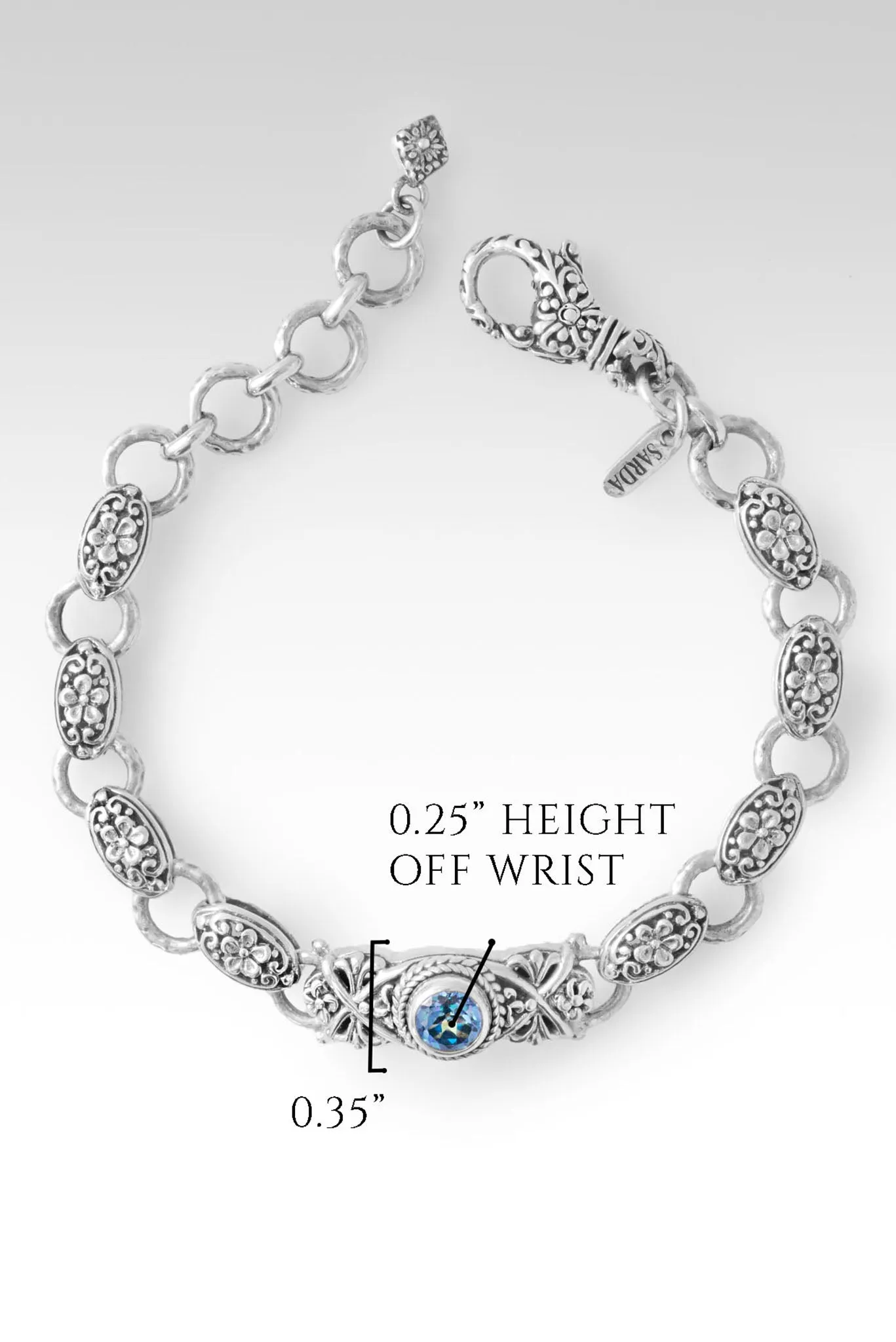 Petal Promise Bracelet? in Rio Aqua? Mystic Topaz