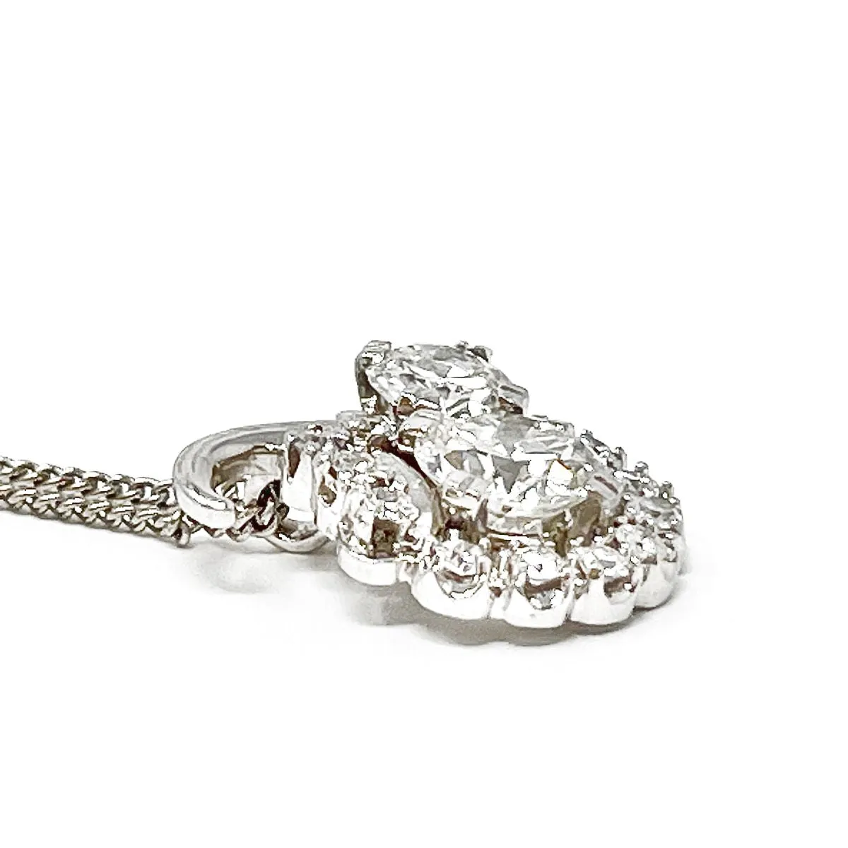 Platinum and 14K White Gold Diamond Pendant