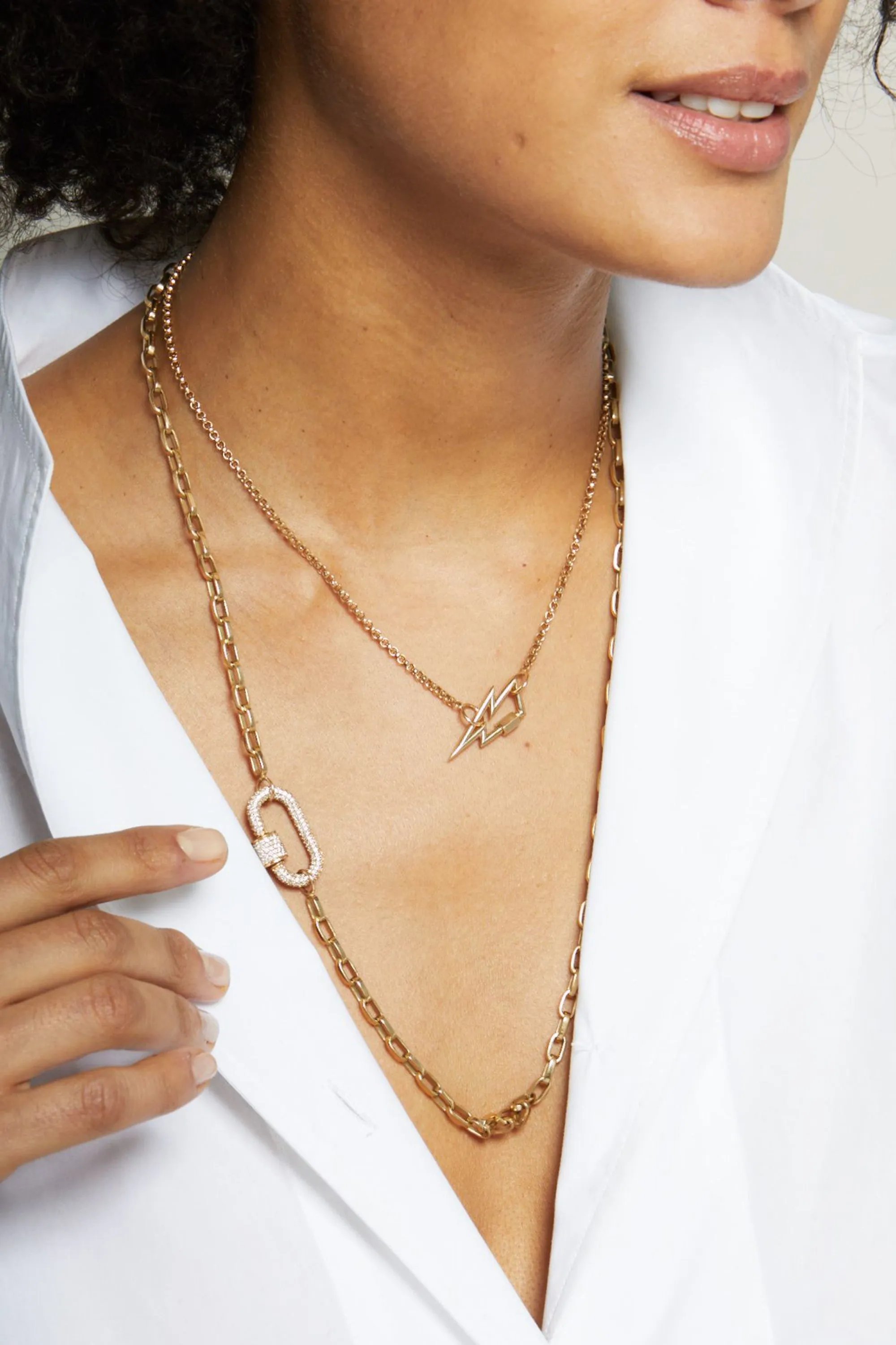Rolo Chain - 16", Yellow Gold