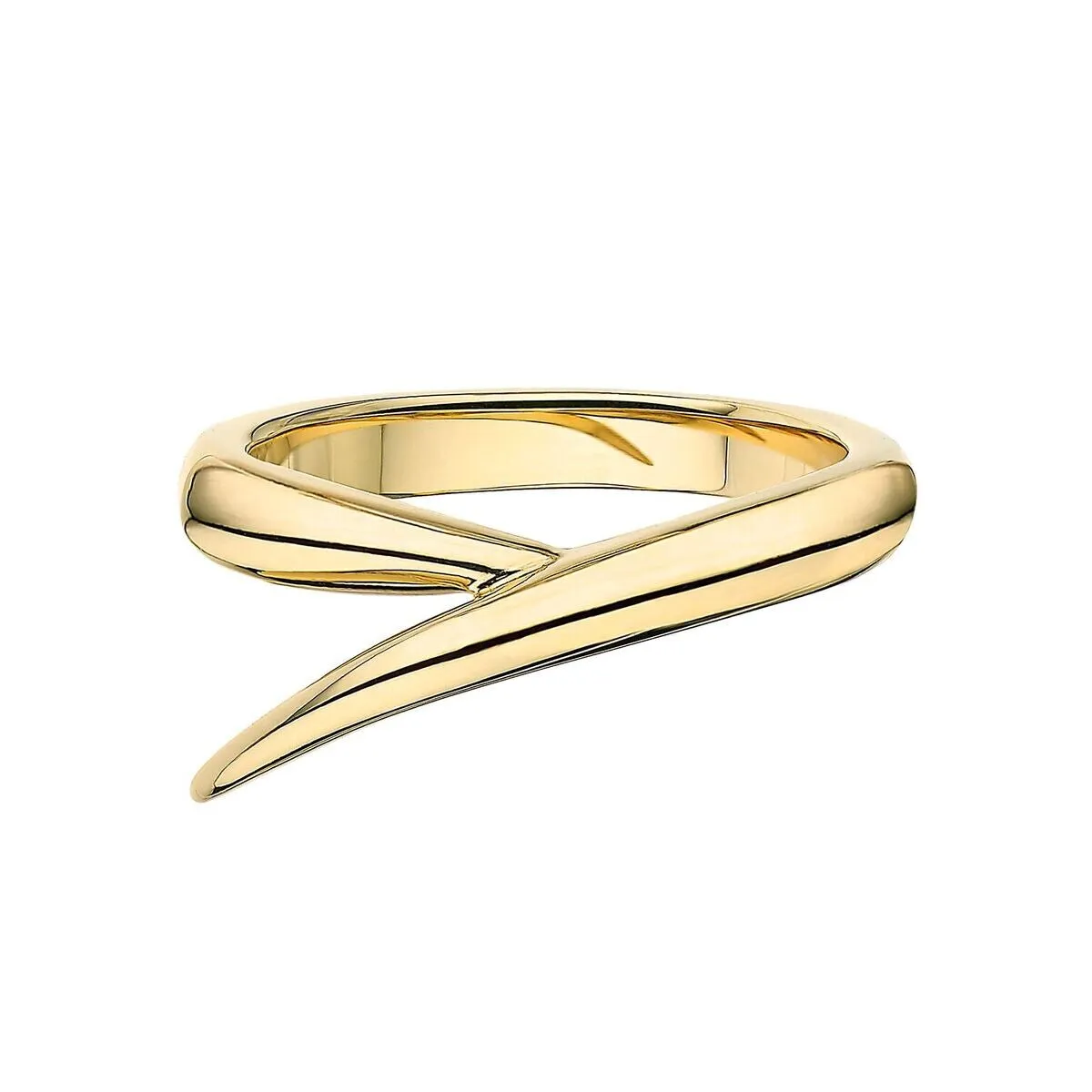 Shaun Leane Interlocking 18ct Yellow Gold Single Ring D