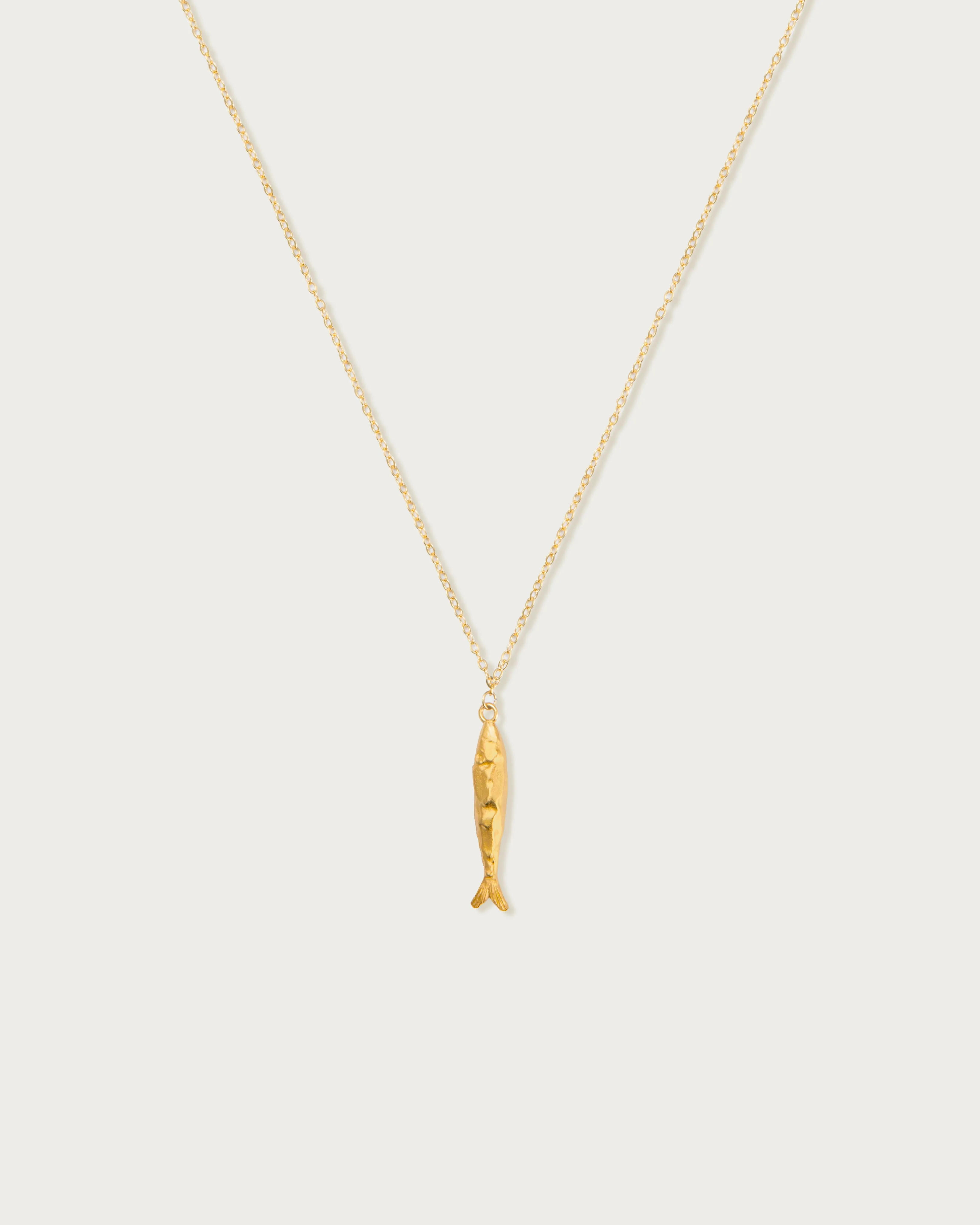 Silver Anchovy Necklace