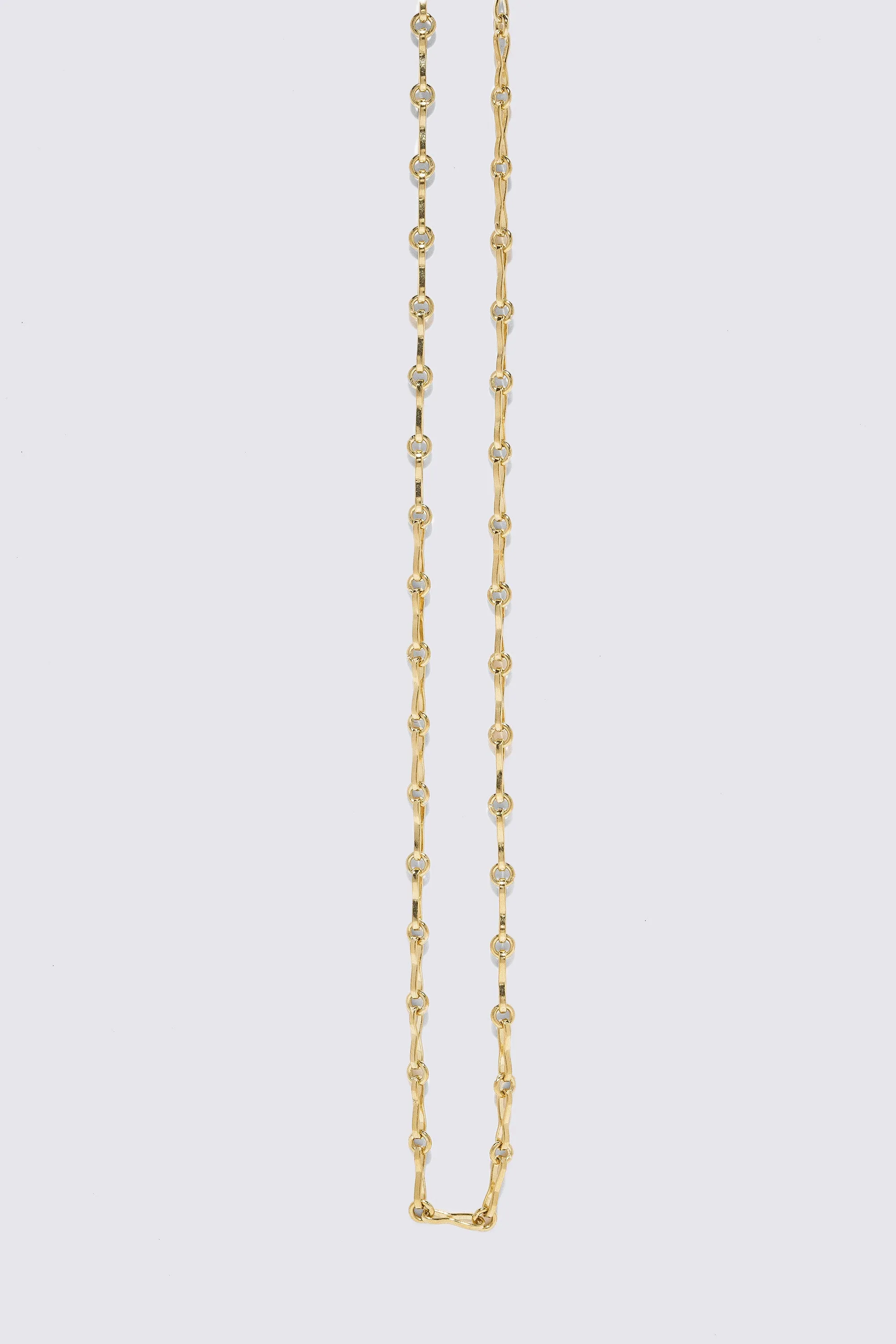 Small Circle Link Chain, Yellow Gold