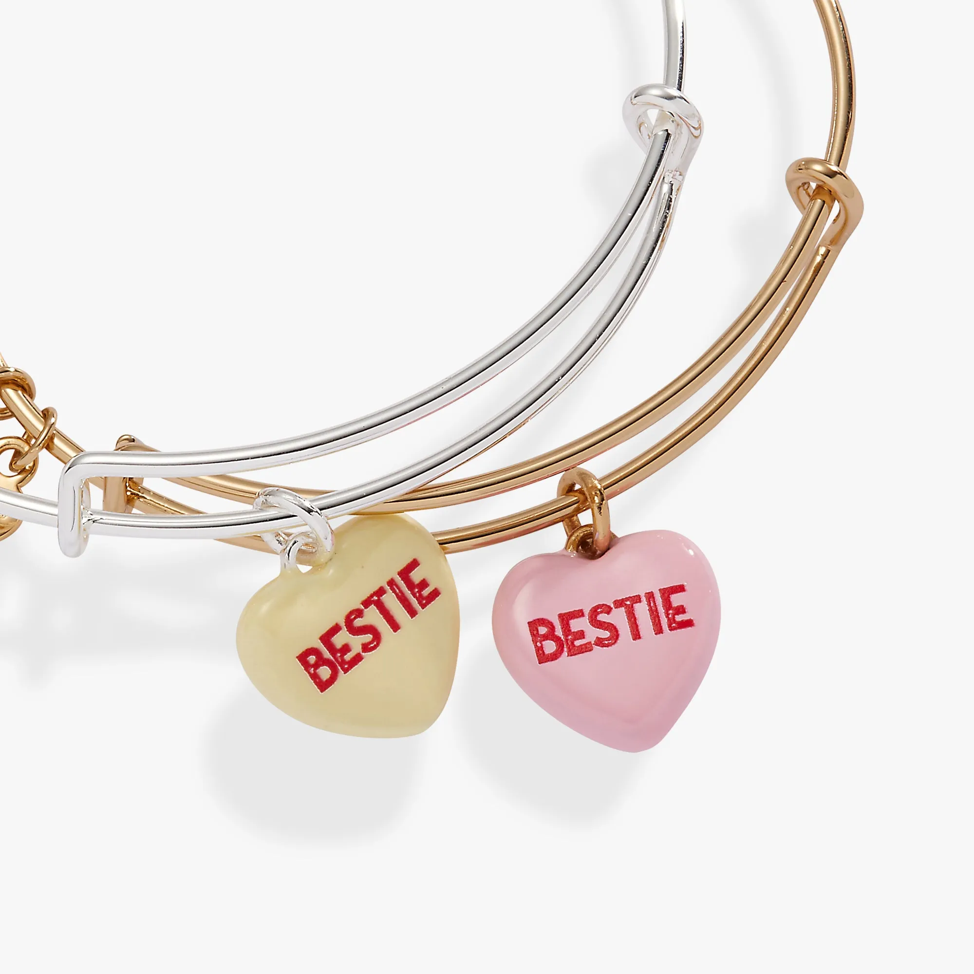 Sweethearts? ??Bestie?? Set of 2 Charm Bangles