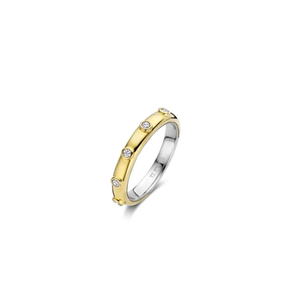 Ti Sento Bezel Set Ring