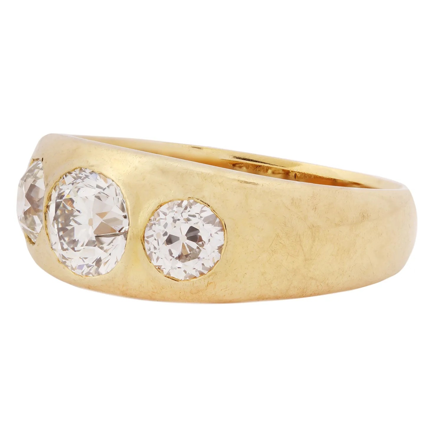 Triple Shine Diamond Ring