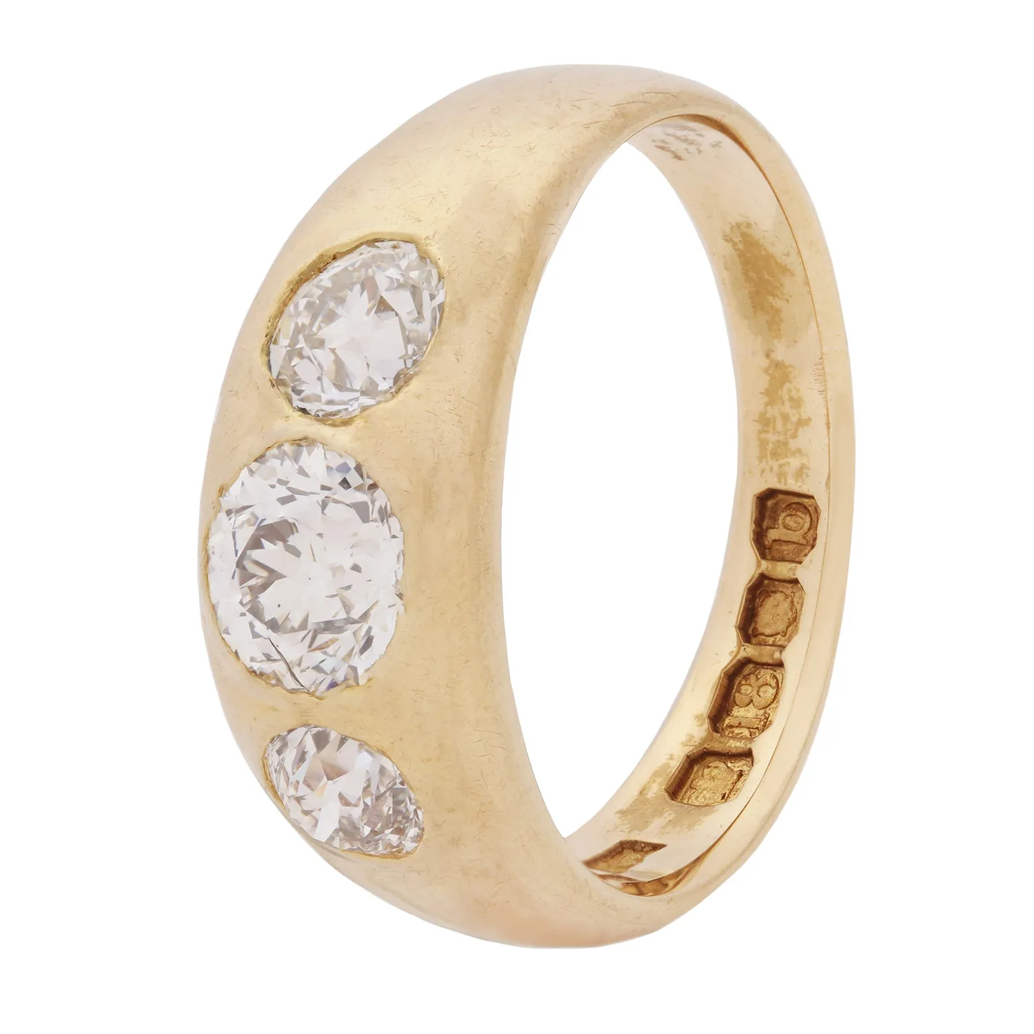 Triple Shine Diamond Ring
