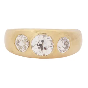 Triple Shine Diamond Ring