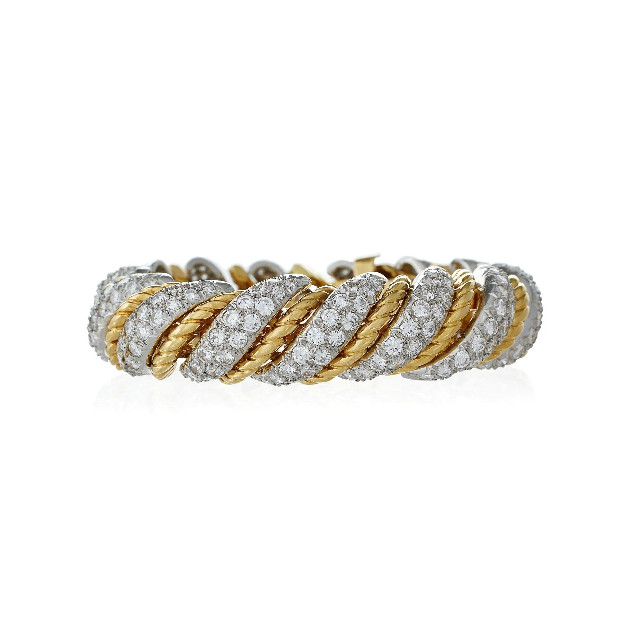 Van Cleef & Arpels Paris Ropetwist Diamond Bracelet, Verger Fr??res