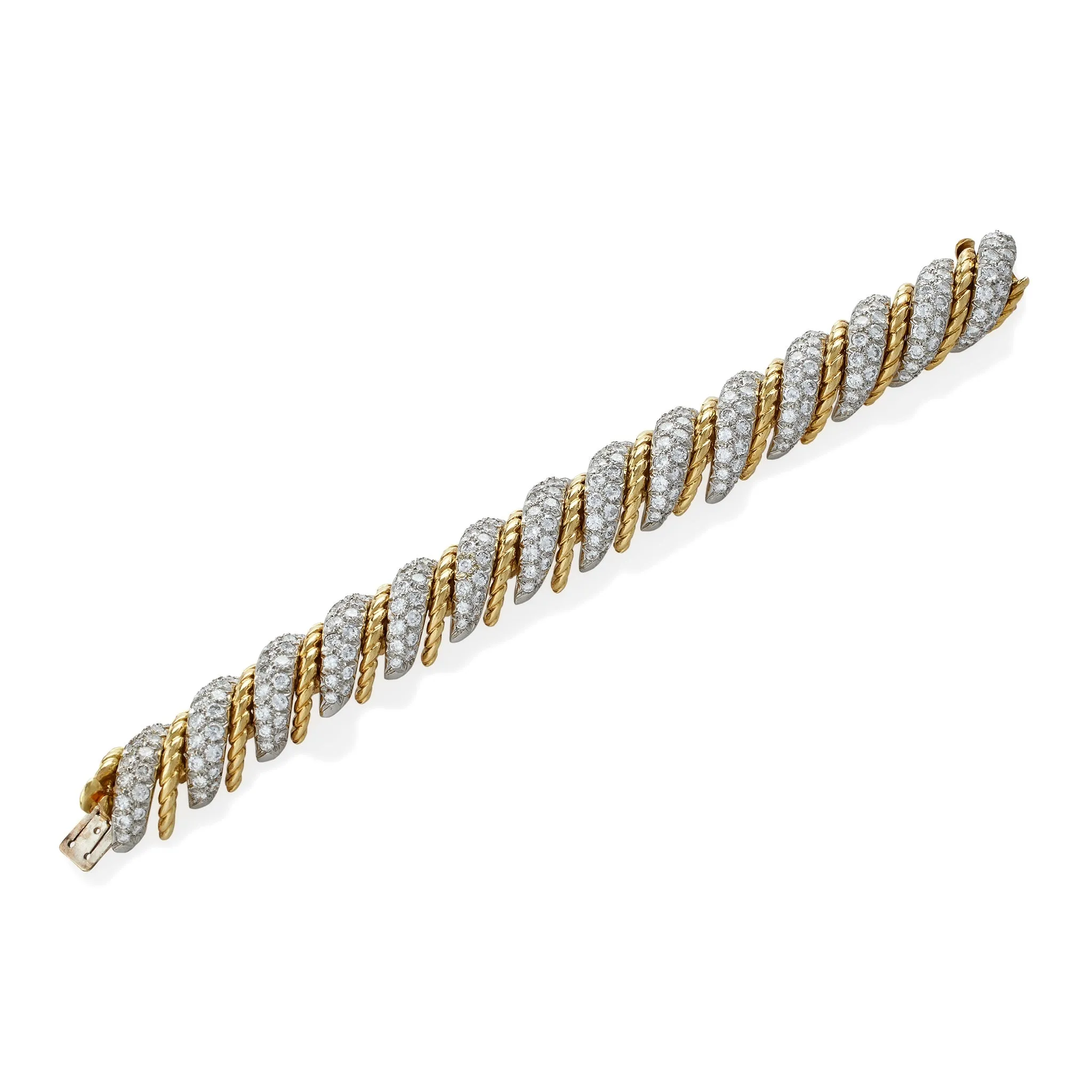Van Cleef & Arpels Paris Ropetwist Diamond Bracelet, Verger Fr??res