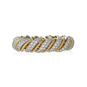 Van Cleef & Arpels Paris Ropetwist Diamond Bracelet, Verger Fr??res