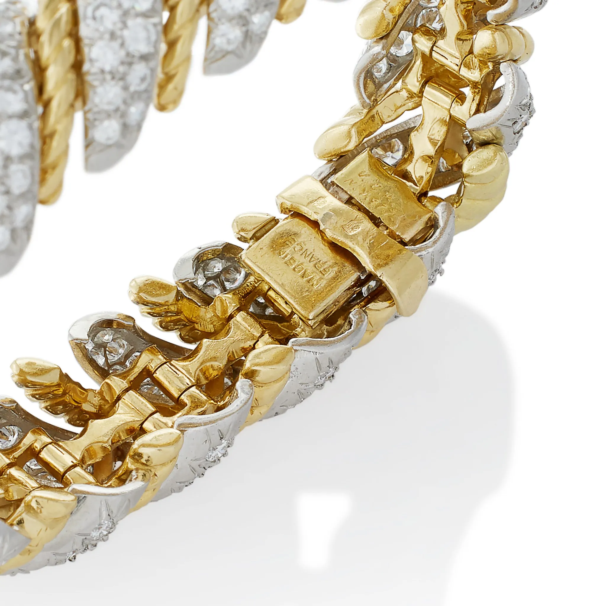 Van Cleef & Arpels Paris Ropetwist Diamond Bracelet, Verger Fr??res