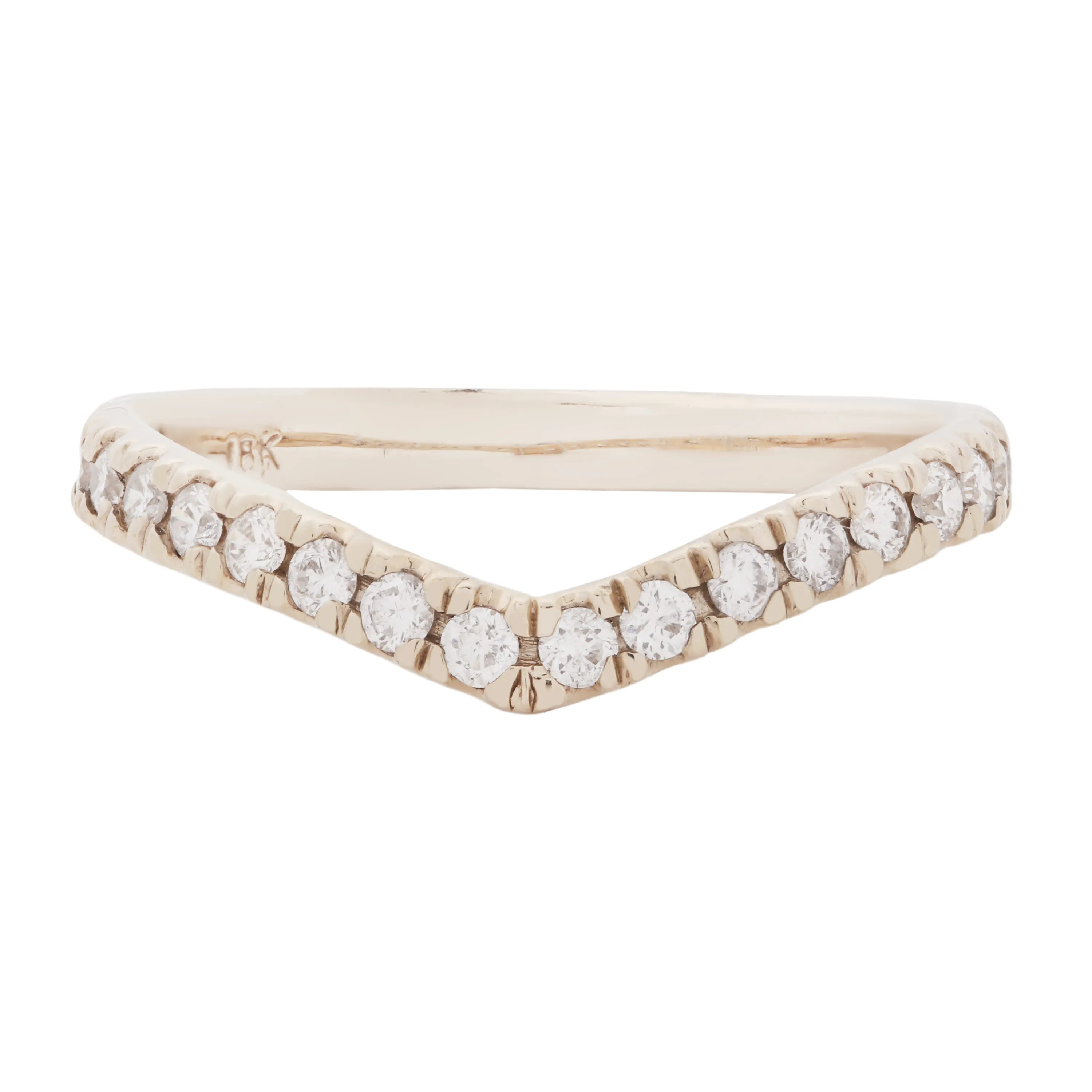 Wishbone Half Eternity Band